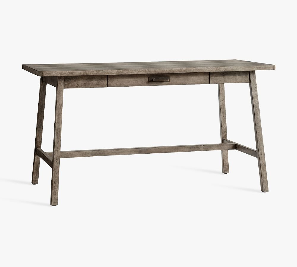 Mateo 56" Rustic Desk with Drawer | Pottery Barn (US)