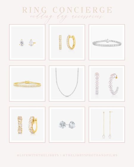 Wedding day jewelry accessories from Ring Concierge. 

#LTKwedding