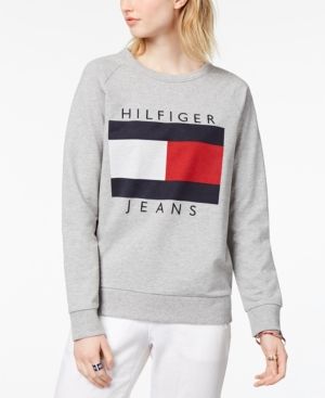 Tommy Hilfiger Embroidered Graphic Sweatshirt, Created for Macy's | Macys (US)