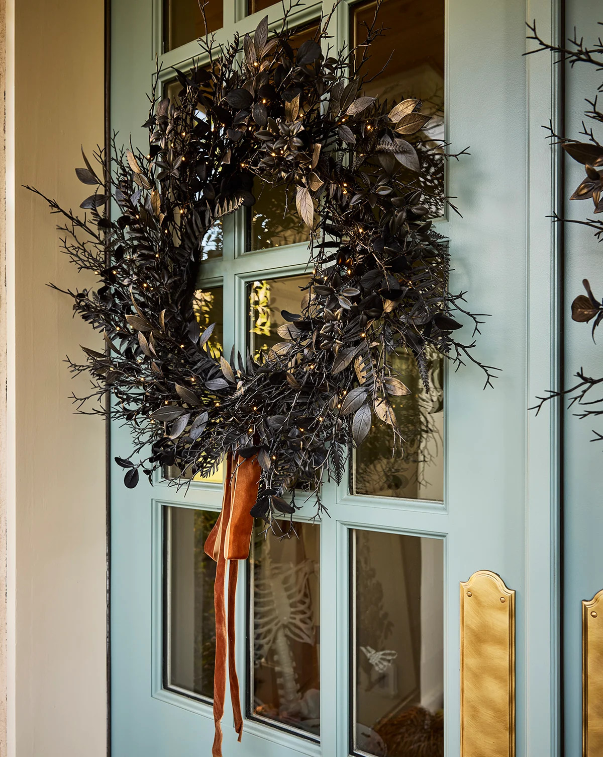 Morticia Pre-Lit Wreath with Bow | McGee & Co. (US)