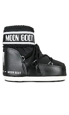 MOON BOOT Icon Low Nylon Boot in Black from Revolve.com | Revolve Clothing (Global)