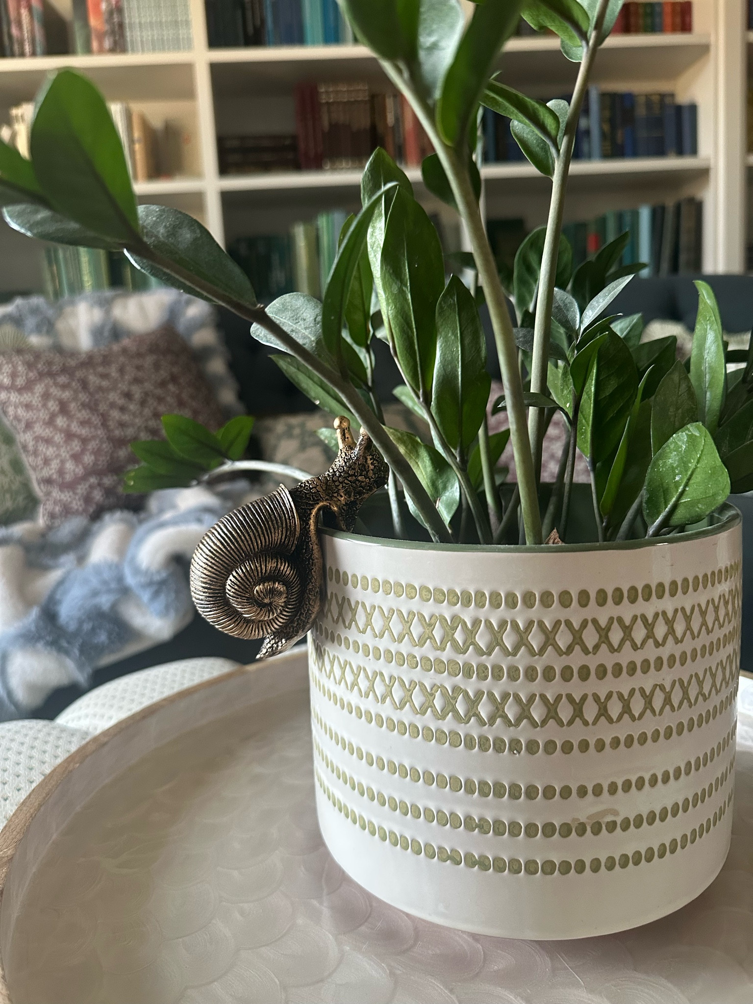Who doesn’t love to find happy little (fake) critters loitering around their home? Check out this cute little snail! It could work on planters, vases, or even lamps! 

#LTKSpringSale #LTKHome #LTKFindsUnder50