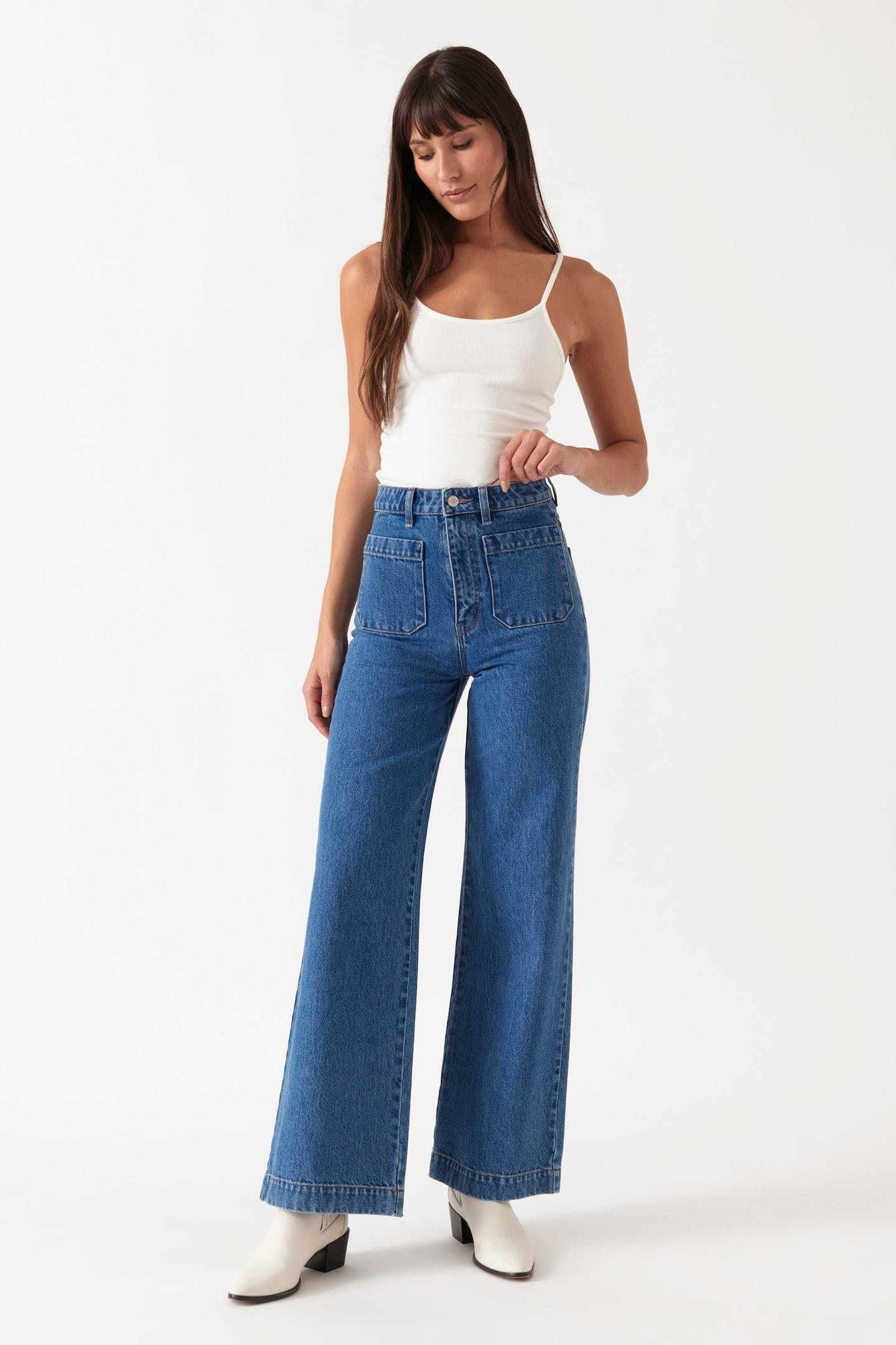 Sailor Jean Long - Ashley Blue | Rolla's Jeans APAC