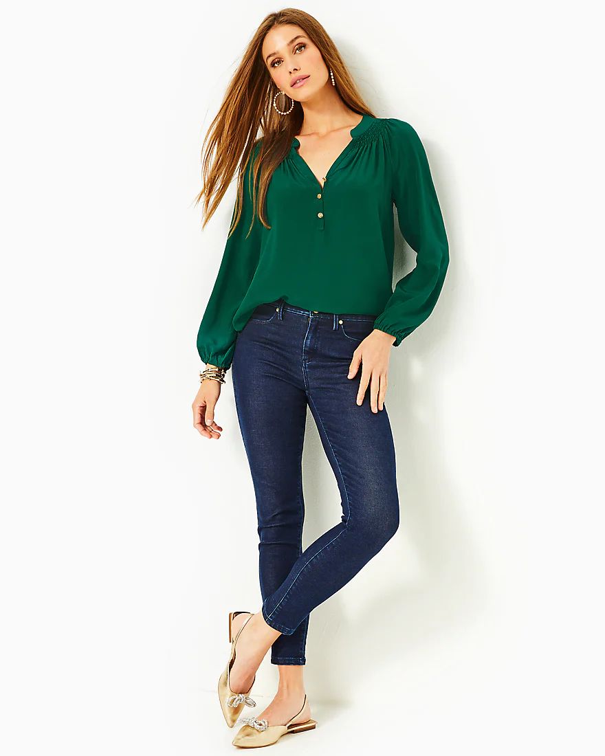 Eagan High Rise Super Skinny Jean | Splash of Pink - A Lilly Pulitzer Store