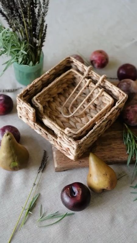 No more chasing runaway napkins! 💨 Our Hyacinth Napkin Basket is the secret to keeping napkins secure on even the breeziest days. Available in two convenient sizes for all your dining, indoors and out.

10% off with code CRISTIN

#LTKhome