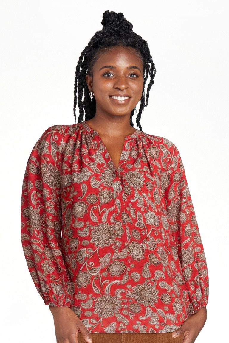 Scenario Women's Top with Poet Sleeves, Sizes XS-XXXL | Walmart (US)