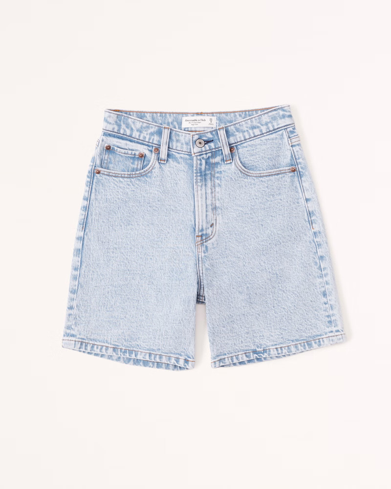 High Rise 7 Inch Dad Short | Abercrombie & Fitch (US)