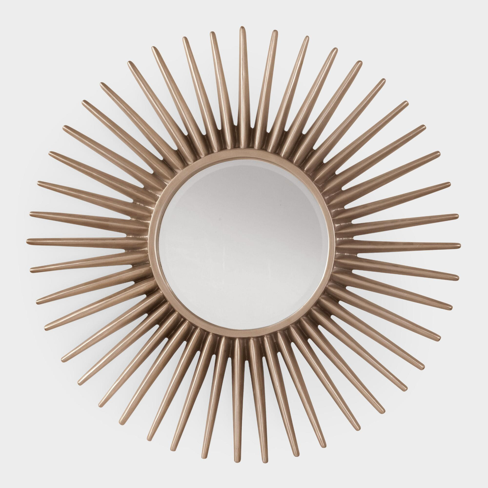 Gold Sun Round Mirror by World Market | World Market