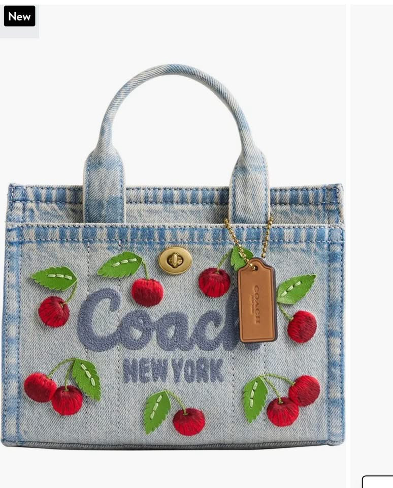 Okay but this bag is EVERYTHING 😍🍒

Cherry on top of every outfit 🍒✨ This Coach denim cutie is giving spring/summer vibes with the sweetest little details. The embroidered cherries + structured mini tote shape = instant statement piece.

Linked on my LTK 🤍 #LTKFinds #CoachStyle #CherryVibes