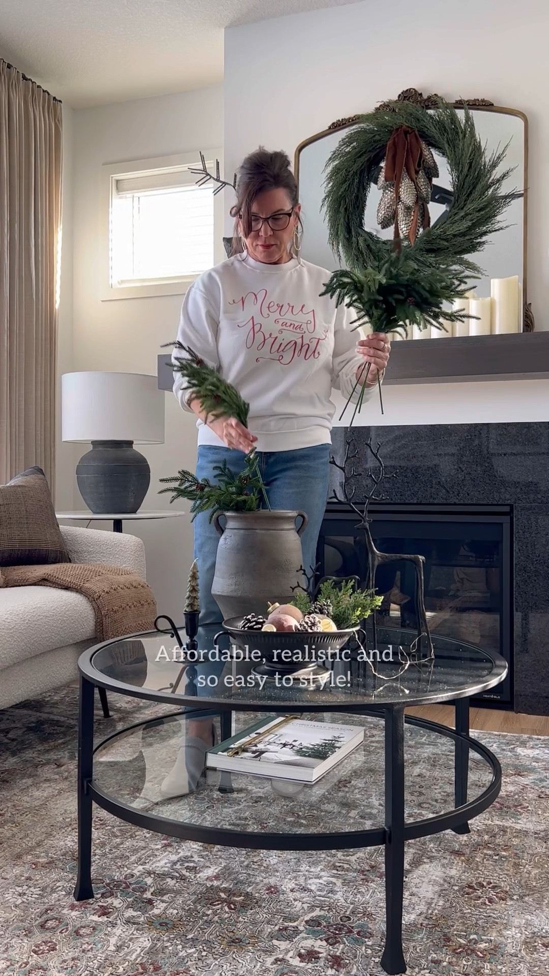 This stem is so good for styling holiday vases. At 18 inches, it’s the perfect height, is realistic, affordable and easy to style. I used a pack of six stems and two pine cone stems. 

#ltkfindsunder50

#LTKhome #LTKCyberWeek #LTKHoliday