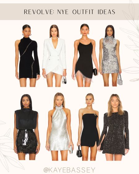 Revolve New Year’s Eve outfit ideas - sequin dresses, blazer dress, party outfit ideas 

#outfits #nye #newyears #parties #outfitideas 

#LTKSeasonal #LTKparties #LTKHoliday