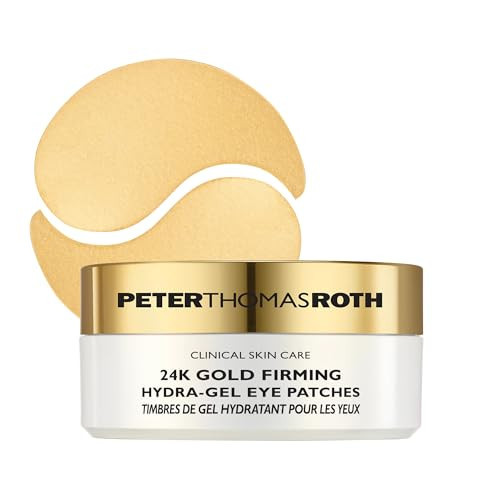 Peter Thomas Roth | 24K Gold Firming Hydra-Gel Eye Patches | Gold-Infused Eye Mask Patches for Fine Lines, Crow's Feet and Dark Circles | Amazon (US)