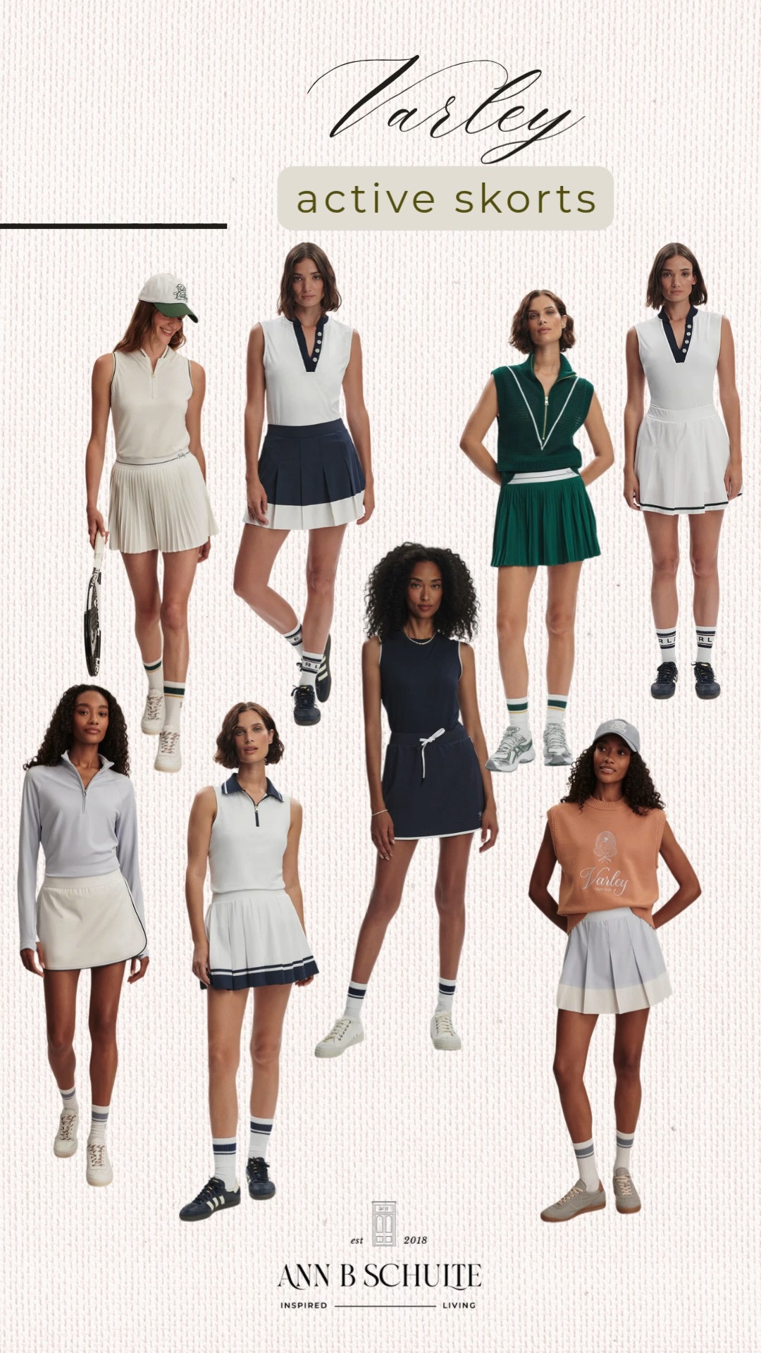 Varley active skorts blend sporty ease with flirty flair for workouts or walks that feel like playtime. Skort game, strong and sassy. 🏃‍♀️🌸✨
#Varley #ActiveSkorts #VarleySkorts #Athleisure #WorkoutStyle #SpringActivewear #TennisSkort #FitnessFashion #OOTDInspo #LTKStyle 

 #LTKootd #LTKActive