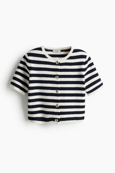 Short-sleeved cardigan | H&M (UK, MY, IN, SG, PH, TW, HK)