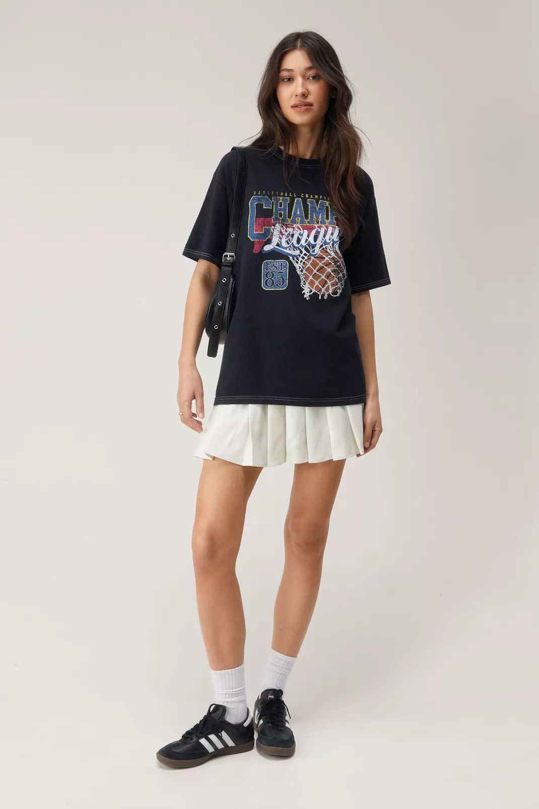 Washed Front Champs League Graphic T-shirt | Nasty Gal US