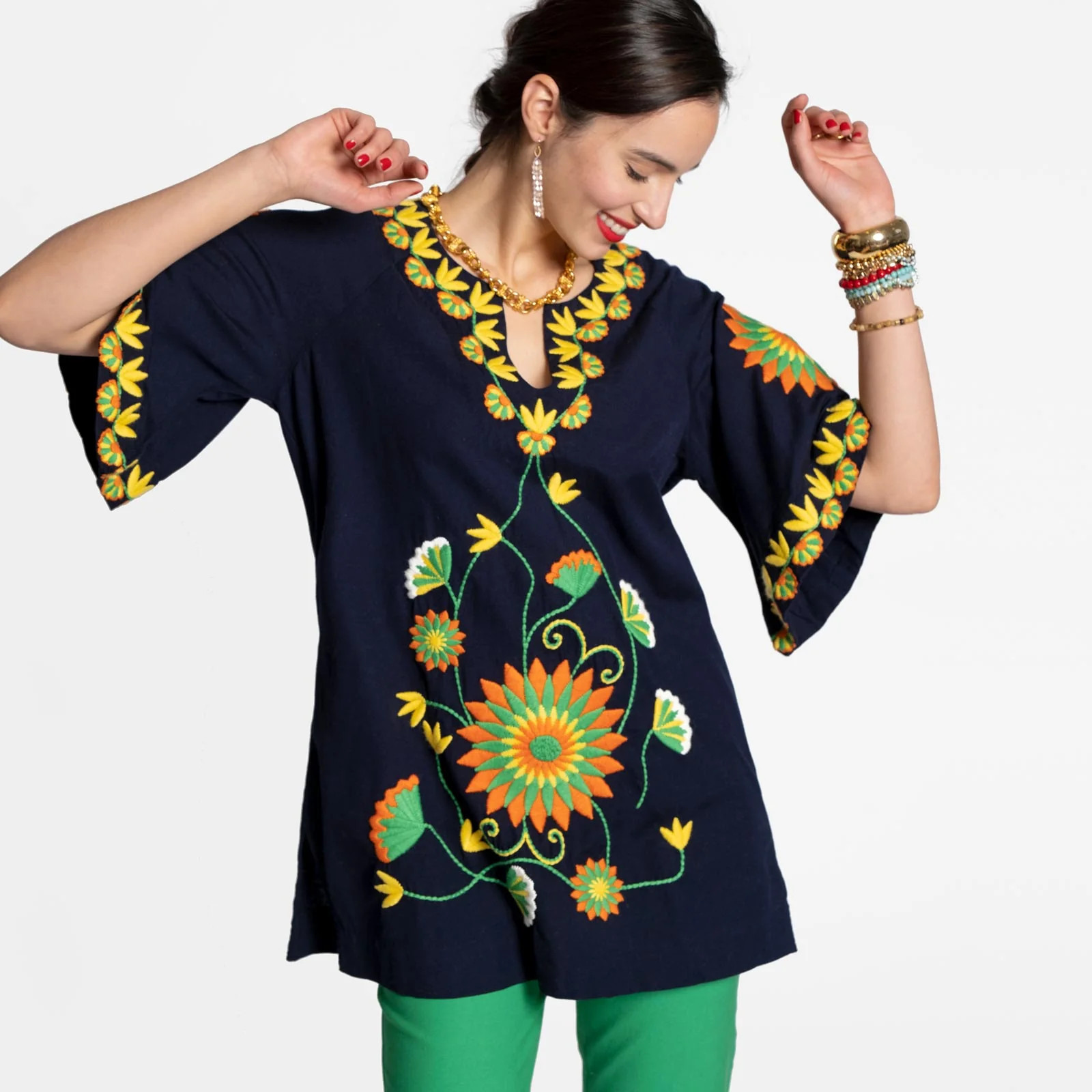 Mandala Tunic Navy | 