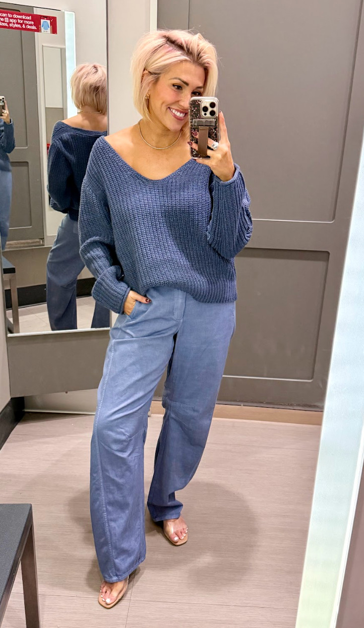 Love these two Target pieces paired together! Top: Small // Bottoms: 6 // Shoes: TTS 

 #LTKootd #LTKOver40