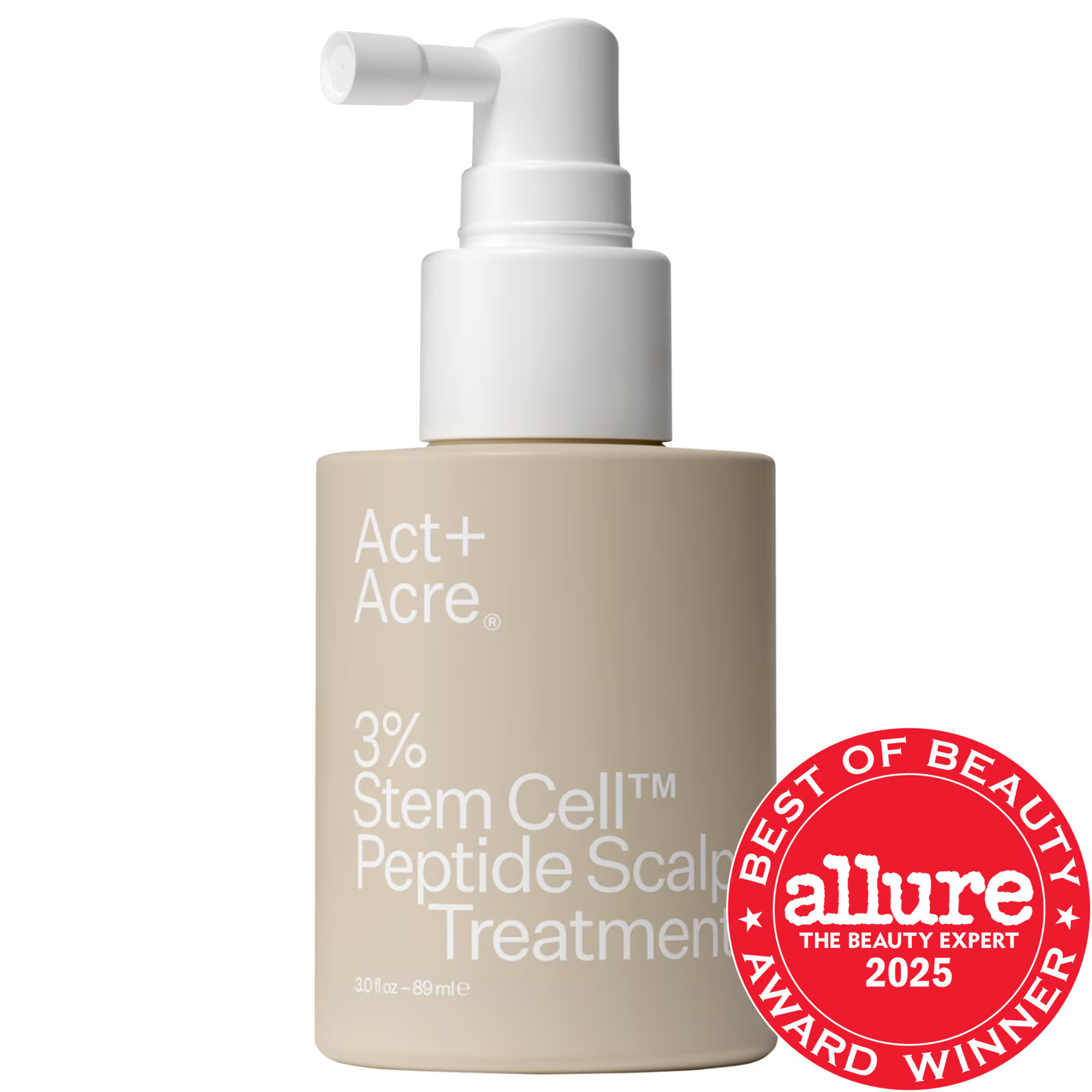 Act+Acre 3% Stem Cell Peptide Hair + Scalp Treatment For Severe Hair Thinning 3.0 oz / 89 ml | Sephora (US)