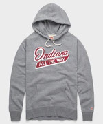 Script Indiana All The Way Hoodie | Retro Collegiate Hoodie | Homage