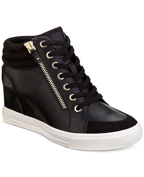 Kaia Lace-Up Wedge Sneakers | Macys (US)