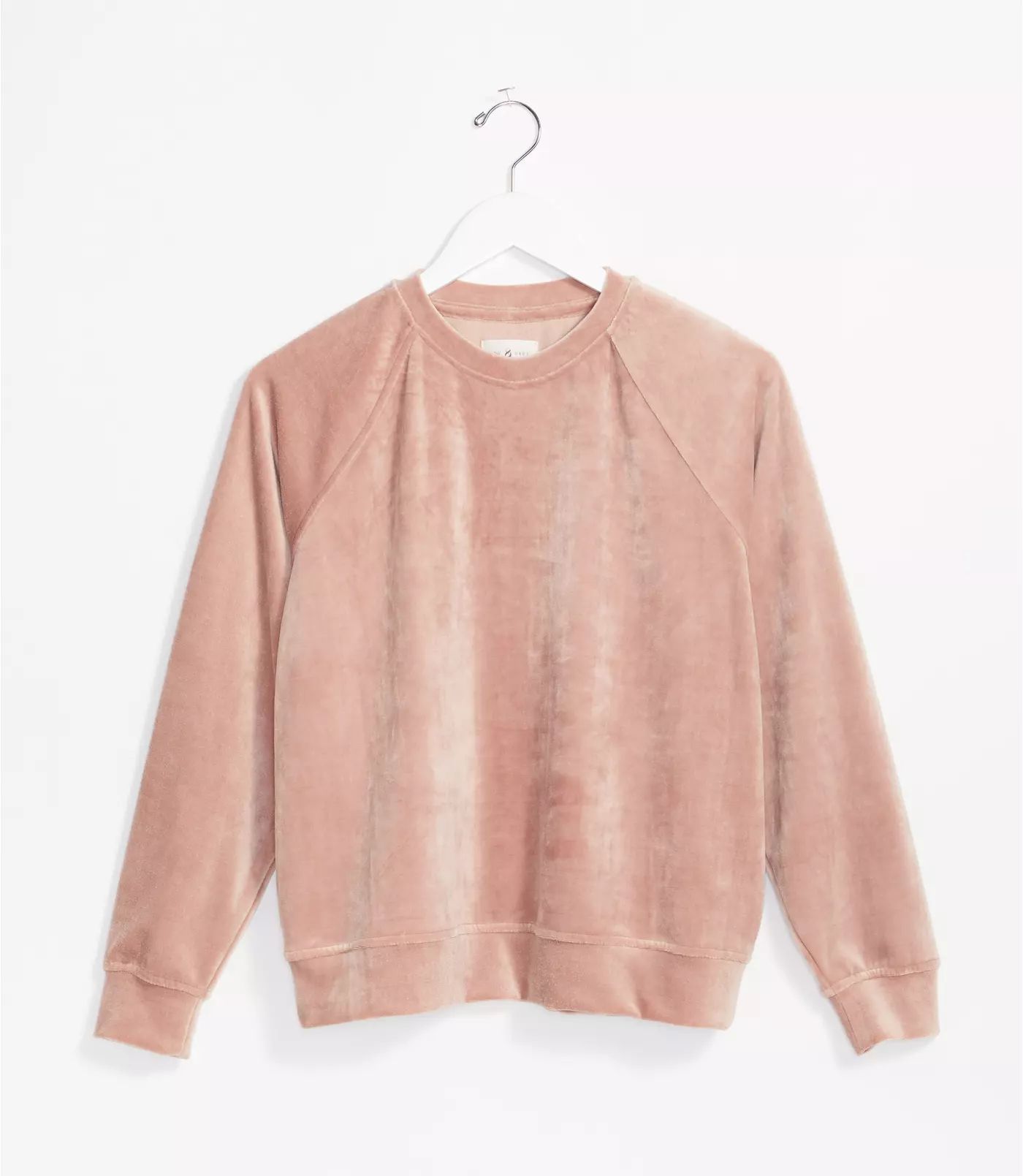 Lou & Grey Velvet Sweatshirt | LOFT | LOFT