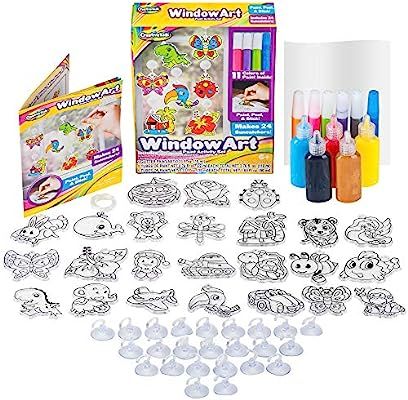 Window Paint Art Stickers Kit Kids – Children’s Make Your Own Fun Suncatchers Set – [24] Su... | Amazon (US)