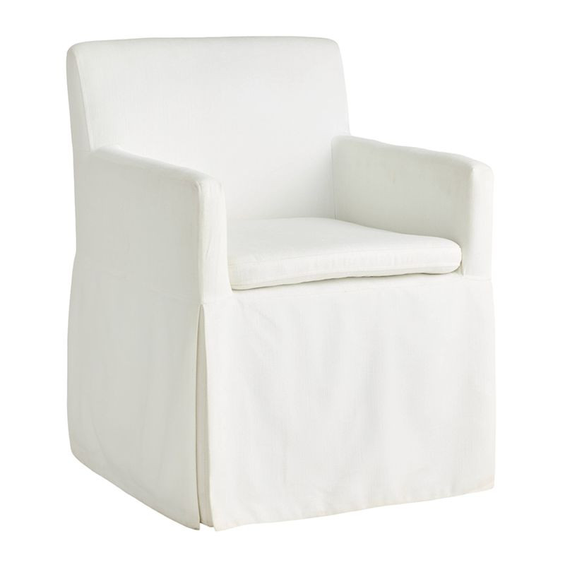 Delilah Dining Chair, White | At Home