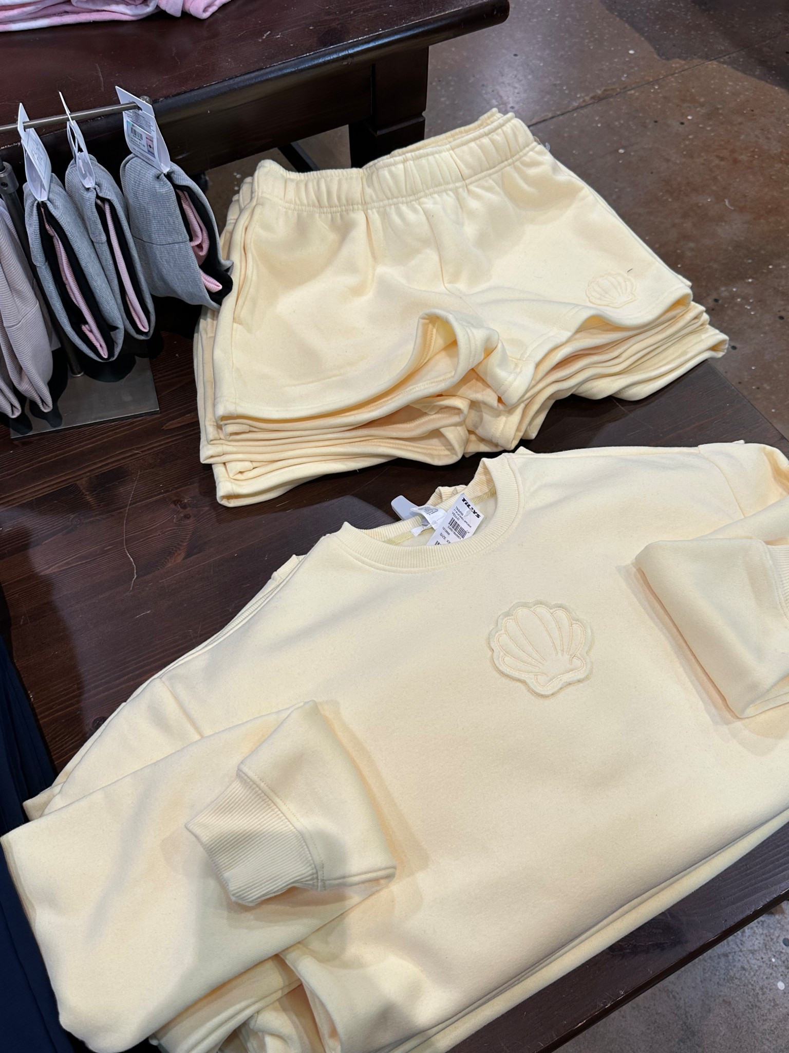 LOVE this yellow matching set with a cute shell on it! The yellow shell crewneck is on sale for $27 & ranges from sizes XXS-XL! The matching yellow shell shorts are on sale for $19 & range from sizes XXS-XL! This is the cutest sweatset for spring & summer!

#LTKSaleAlert #LTKMidsize #LTKSpringSale