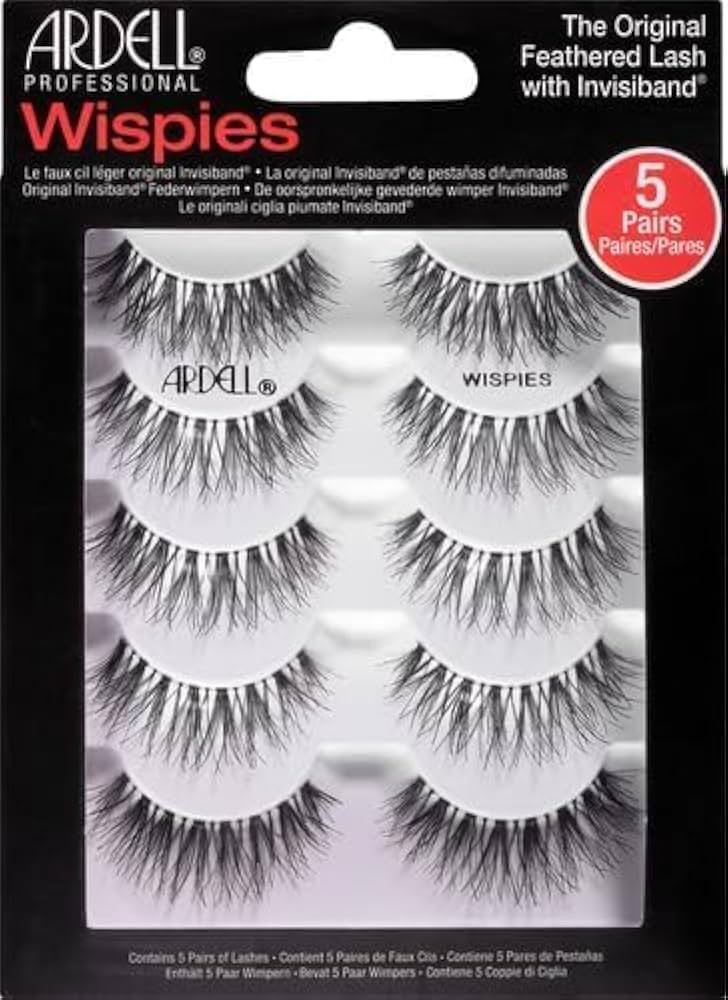 Ardell False Eyelashes Demi Wispies Black, 1 pack (6 pairs per pack) | Amazon (US)