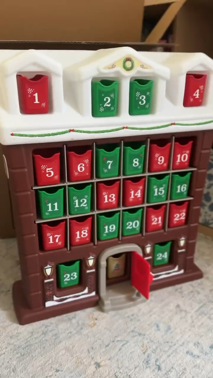 Who else grabs one of these adorable @thestep2company advent calendars? They are still in stock. I will be linking it get yours before they start selling out before the holidays. I think the tree is still in stock so if you have a little one that you wanted to get the first Christmas tree grab that as well. 

I cannot be the only parent that thought oh you know what I am sure this Advent calendar comes already put together and then the more I looked at it the more I knew. 

My calendar is already enough in November and December so we put it together put it back in the box and now it’s ready because prepping for what’s gonna go in those little squares is already going to be more work in November.

And I already tried and tested most @tonies.us do fit in them so I’m already ready for those theme days. 

#christmasinjuly #step2adventcalendar #step2christmas #houstontx #houstonmoms #thewoodlandstx #thewoodlandsmoms #disneymom #disneyworld #marriagehumor #christmasprep