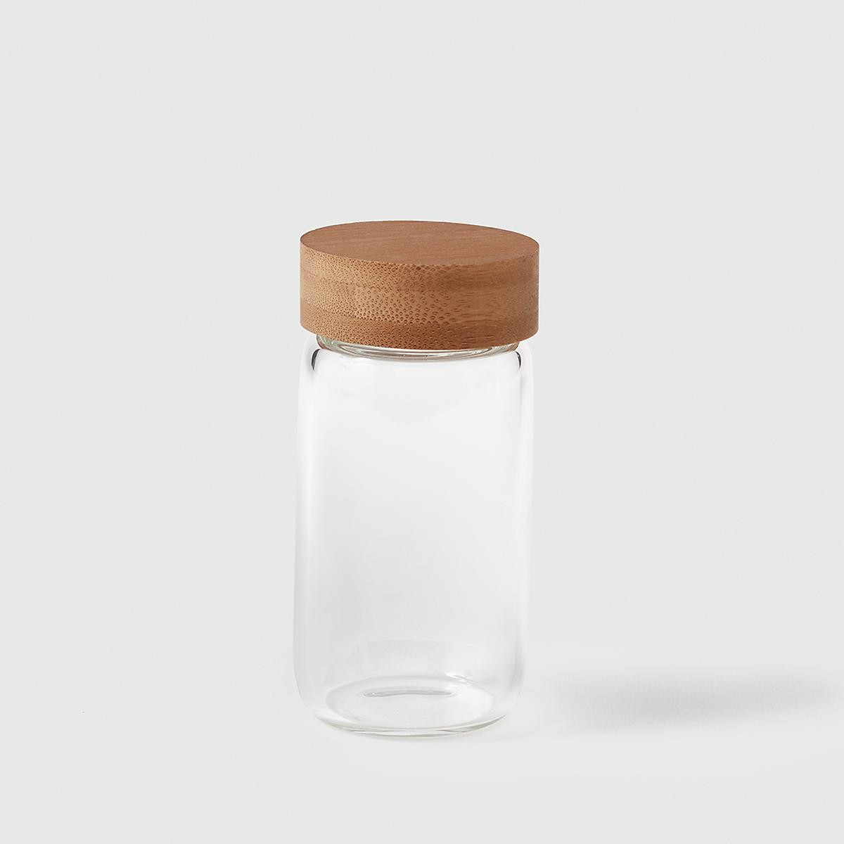 Marie Kondo Glass Spice Jar with Bamboo Lid | The Container Store