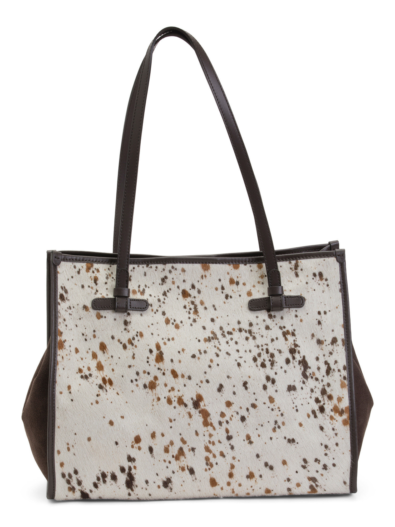 Made In Italy Leather Square Tote | TJ Maxx