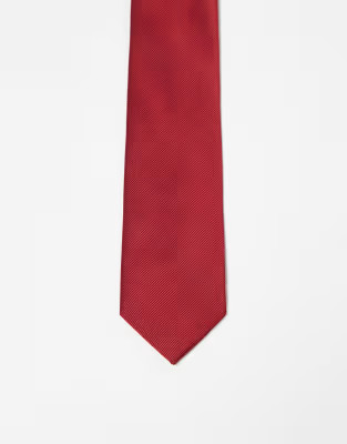 ASOS DESIGN slim tie in red | ASOS (Global)