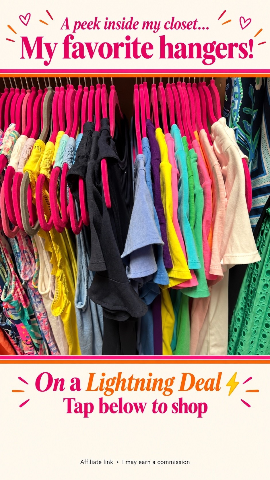 Closet Organization

My favorite closet hangers are on a Lightning Deal! 🩷 The ZOBER pink velvet 50-pack is $23.19. Non-slip, space-saving, and available in several colors—these are the hangers I use in my own closet!

Price shown is for pink and may change when lightening sale has ended. 
I may earn a commission through my links.

#AmazonFinds #ClosetOrganization #HomeFavorites
#LTKHome 

velvet hangers, pink hangers, closet organization, space-saving hangers, non-slip hangers, ZOBER 50-pack, Amazon home finds.

Also included other great lightening deals for the home.
