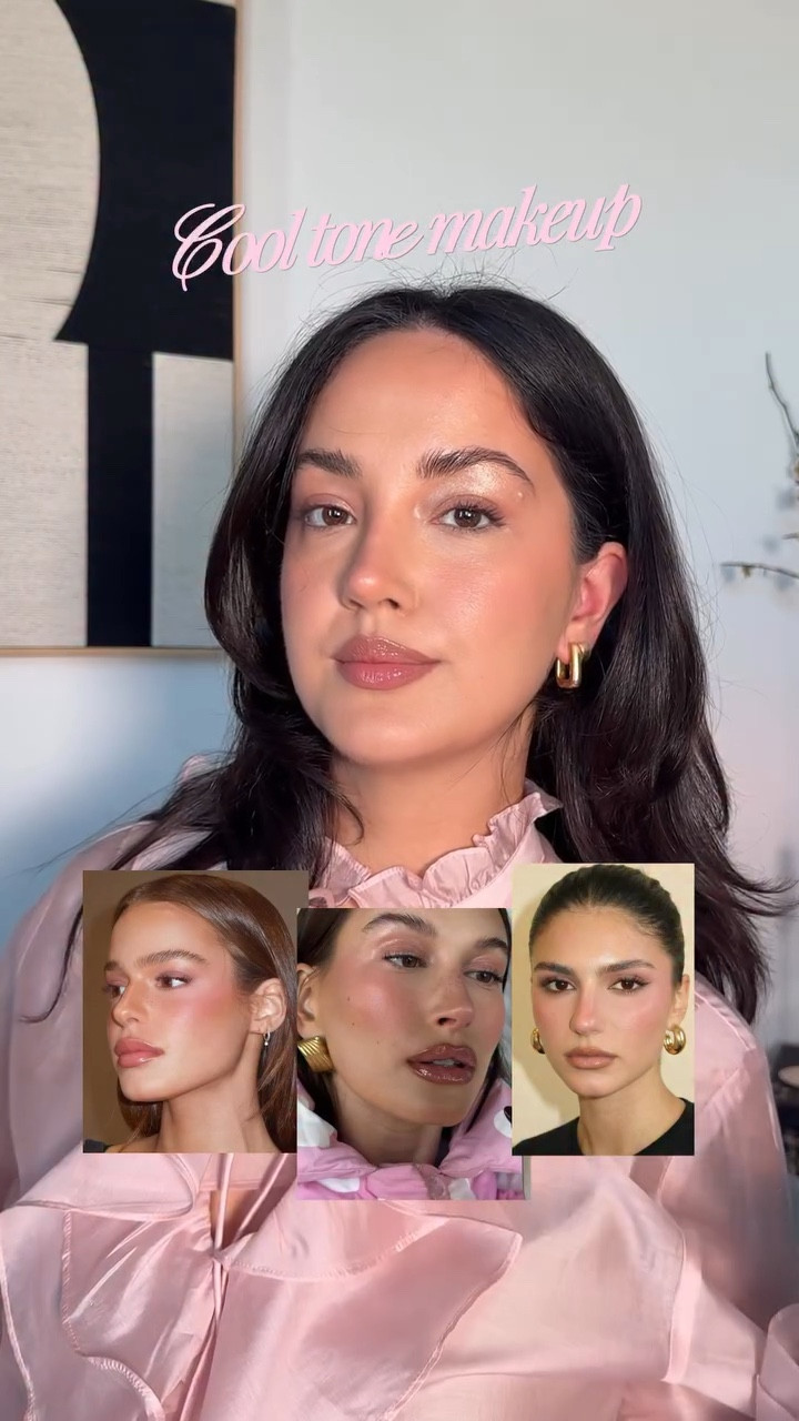 Cool Tone Makeup Essentials List

Shades I use (olive skin) 👇🏼

Foundation: 5
Concealer: 14
Contour/Shadow Stick: Earthed
Cream Eye Shadow: Miracoli
Shimmer Eye Shaddow Stack: Cold Brew
Shimmer Stick: Glassy
Setting Powder: Translucent Medium 
Blush Stick: Glassy Pomelo
Lip Liner: Soft Suede 
Lip Balm: Vanilla Beige 
🤍