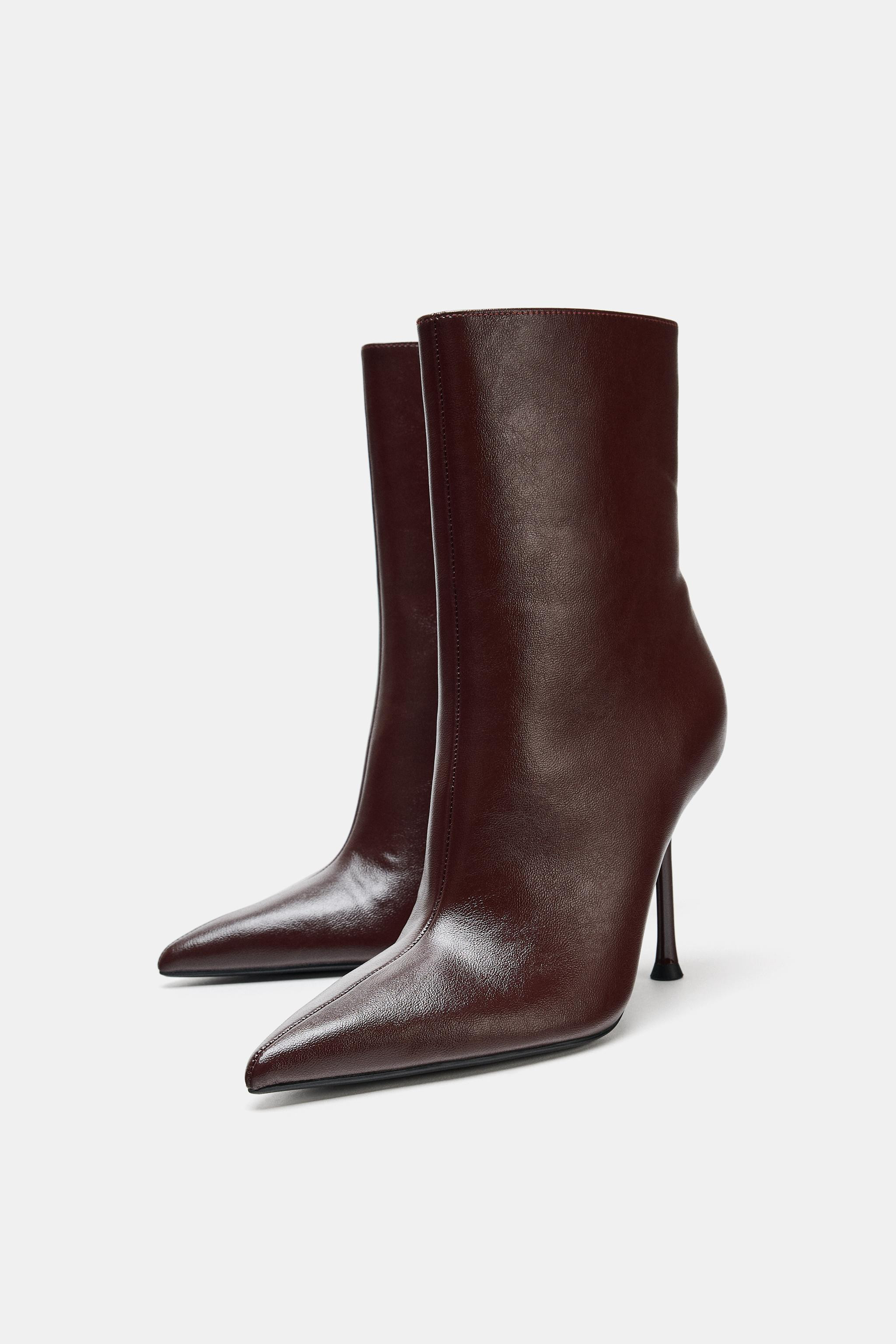 STILETTO HEEL ANKLE BOOTS | Zara UK