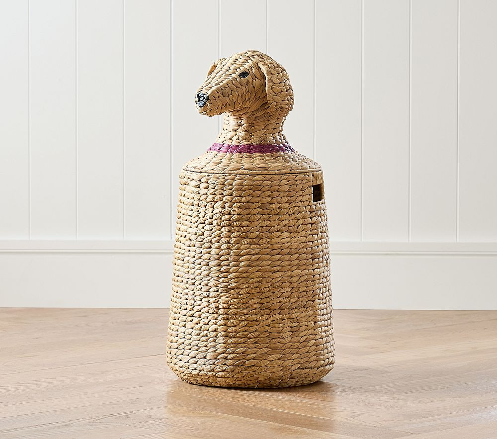 Woven Dog Hamper | Pottery Barn Kids