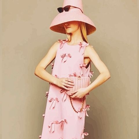 MME. Carlton Bow Slip Dress - ROSE | MME.MINK