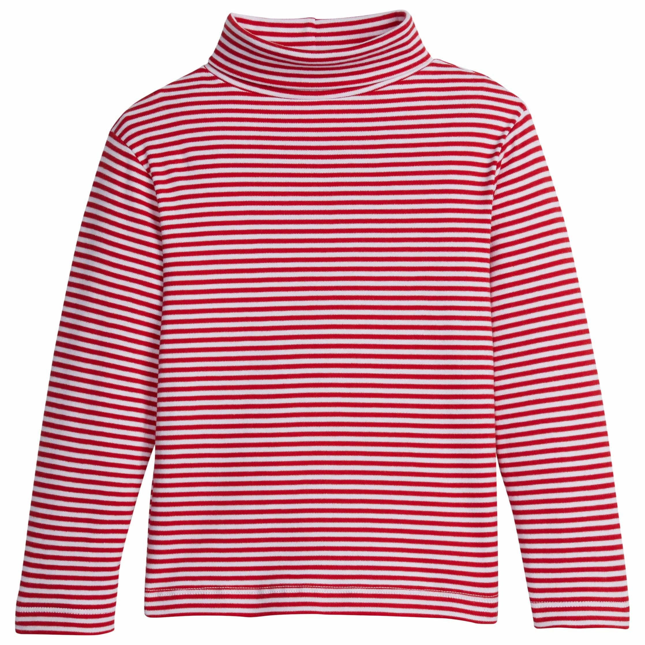 Red Striped Turtleneck - Kids Long Sleeve Top | Little English