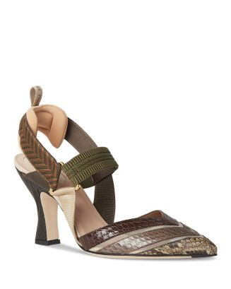 Women's Colibrì Mesh & Leather High Heel Slingbacks | Bloomingdale's (US)
