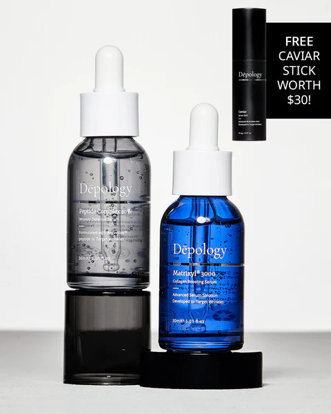 Peptide Duo + FREE Caviar Multi-Balm Serum Stick | Depology
