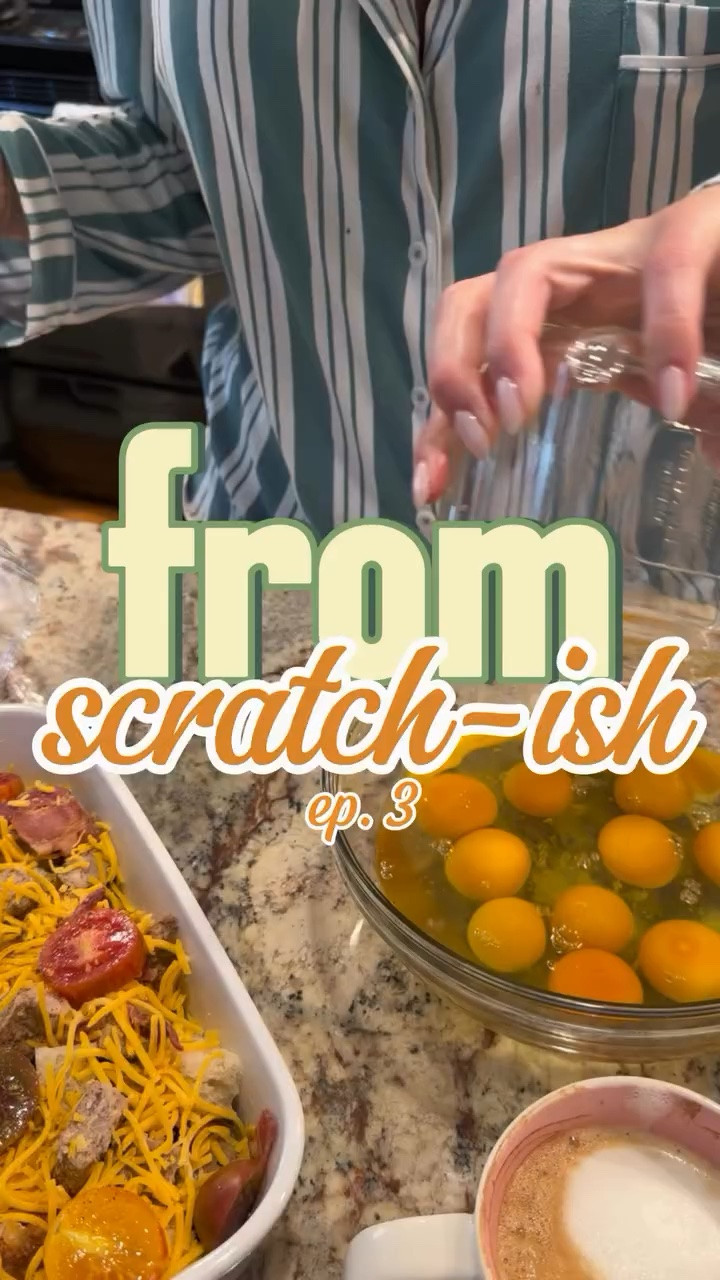 ✨ From Scratch-ish | Episode 3: Breakfast Quiche Bake ✨

This is exactly what From Scratch-ish is all about—making homemade feel realistic.

This breakfast bake is packed with eggs, cheese, and all the breakfast favorites, then baked into one dish that’s perfect for meal prep, feeding a crowd, or making busy mornings a little easier.

Because around here, we’re not chasing perfection—we’re making delicious food that works for real life. Sometimes that means everything is homemade, and sometimes it means taking a shortcut or two. Both count. 🤍

Save this recipe for your next meal prep day, and let me know…what’s your favorite breakfast to make ahead?

#fromscratchish #sourdough #toddlermom #momlife #breakfastinspo @zwilling

#LTKSeasonal #LTKHome #LTKmomlife