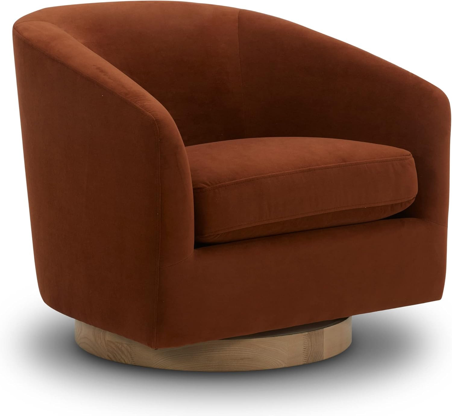CHITA Swivel Accent Chair, FSC Certified Upholstered Velvet Barrel Chair for Living Room, Fully A... | Amazon (US)