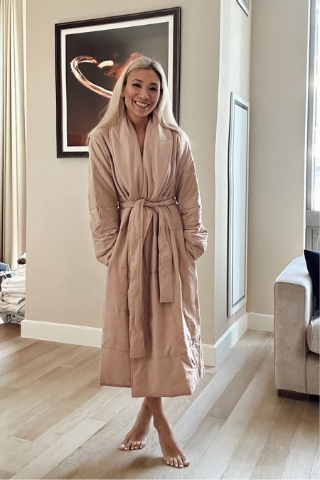 Faveeeeee quilted cozy neutral robe- cute enough to be worn out, honestly. #LTKhome #LTKseasonal #LTKstyletip

#LTKstyletip #LTKSeasonal #LTKGiftGuide