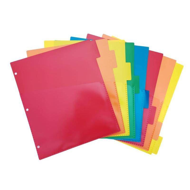 8ct Write-On Index Dividers with Pockets - up & up™ | Target