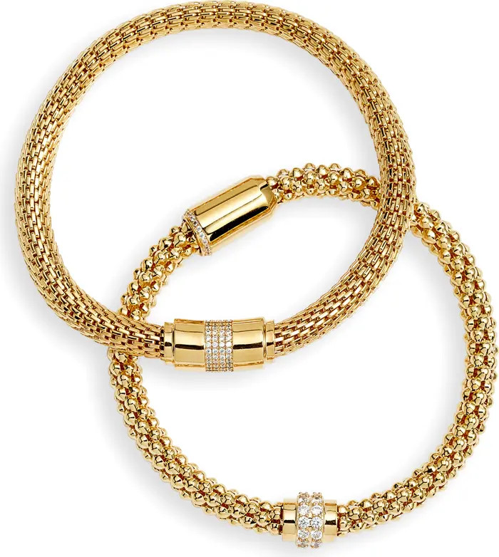 Nordstrom Set of 2 Mesh Stretch Bracelets | Nordstrom | Nordstrom