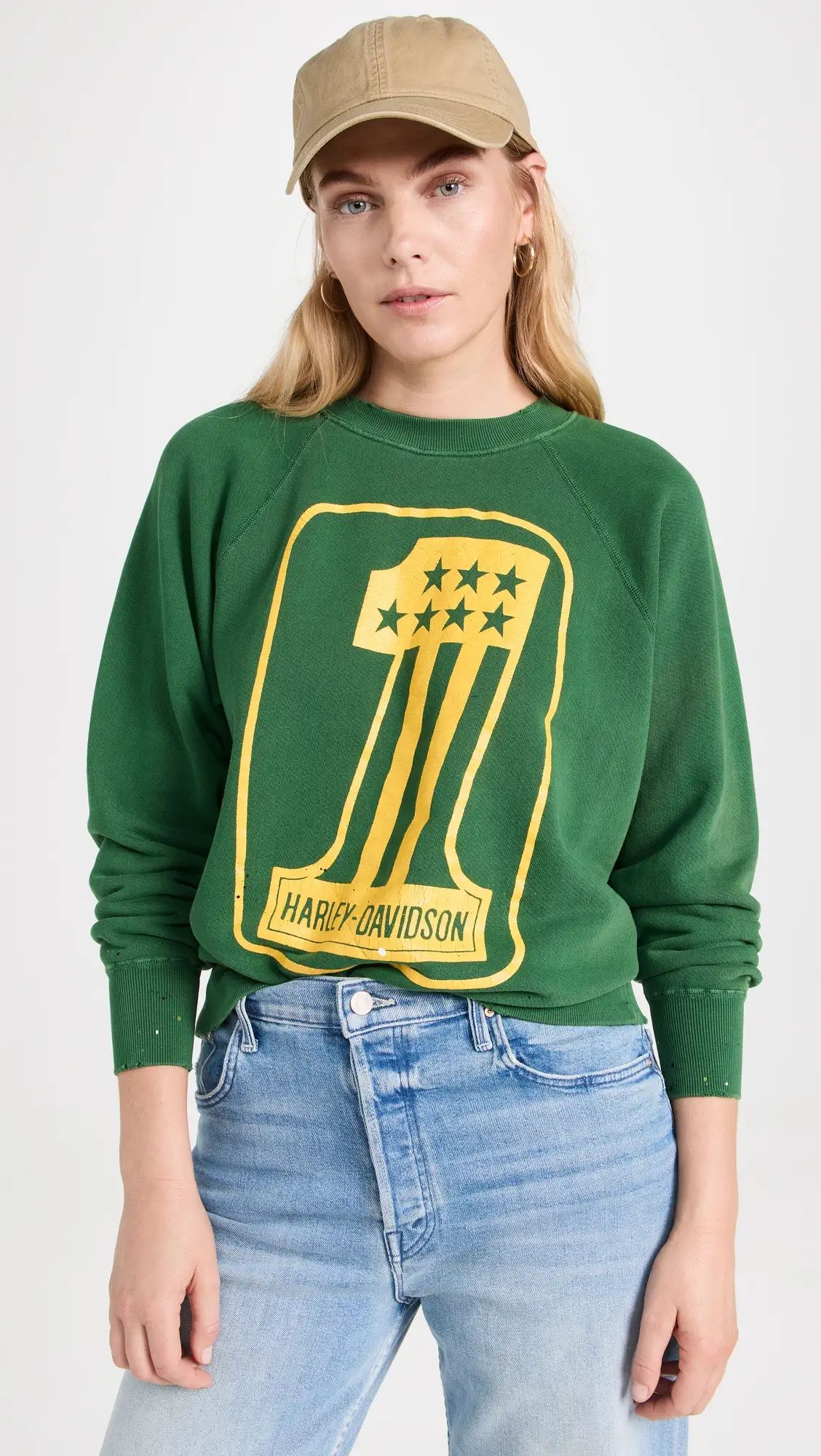 MADEWORN ROCK Shrunken Sweatshirt | Shopbop | Shopbop
