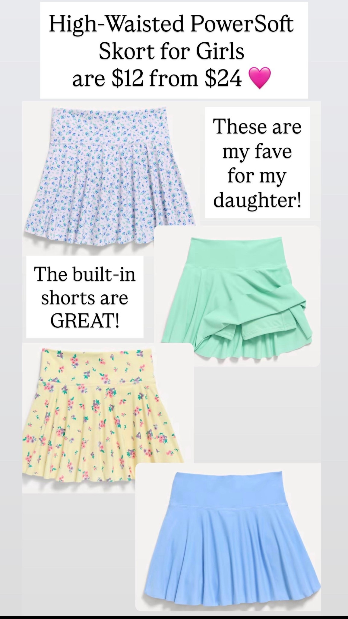 Best skorts for girls are $12!!!

#LTKSaleAlert #LTKKids