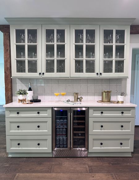 No matter what you are into - wine, beer, cocktails, mocktails. A custom beverage center is just the ticket for elevating your kitchen!
