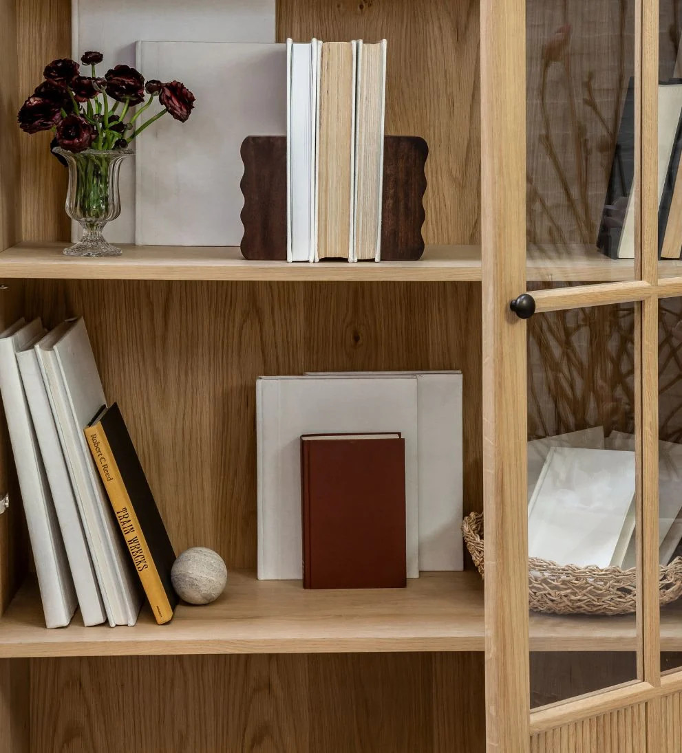 Alena White Oak Storage Cabinet | Le Maé